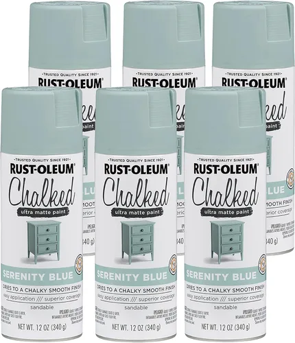 Vista 18 de Rust-Oleum 302592 - Pintura a la tiza en aerosol ultramate de 12 onzas (paquete de 1), color gris envejecido