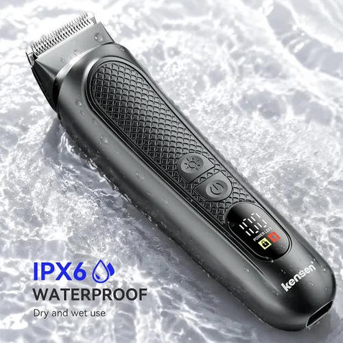 Vista 7 de kensen PRO - Cortadora de pelo para ingle y cuerpo, todo en uno Negro