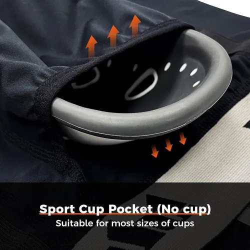 Vista 5 de COOLOMG Pantalones cortos de béisbol acolchados para niños y jóvenes, con bolsillo para copas, de compresión, para sóftbol, fútbol, lacross, hockey