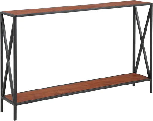 Vista 11 de Convenience Concepts Tucson - Mesa de consola, madera de granero/negro.