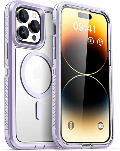 Vista 20 de AICase Funda para iPhone 13 Pro Max [compatible con Magsafe], protección magnética resistente contra caídas, cuerpo completo, a prueba de golpes, a
