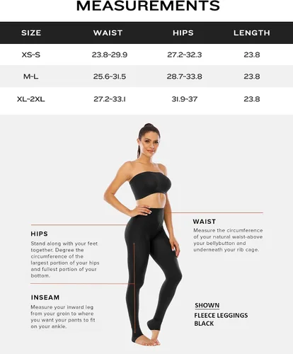 Vista 6 de NORMOV Leggings con forro polar cálido para mujer, medias térmicas gruesas de terciopelo