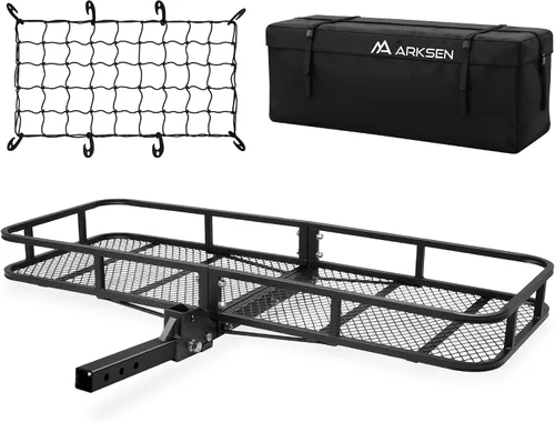 Vista 16 de Canasta de carga plegable de ARKSEN, receptor de enganche de 2", 60" de ancho