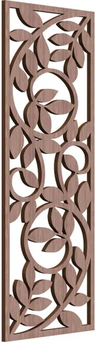 Vista 83 de 9 3/8"W x 24 3/8"H x 1/4"T Utica Decorativo Fretwork Madera Paneles de Pared, Abedul