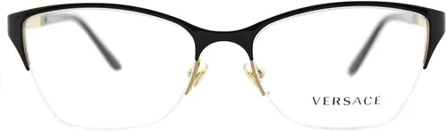 Vista 2 de Versace Gafas VE1218 para mujer, 2.087in, NegroDorado, 53-17-140