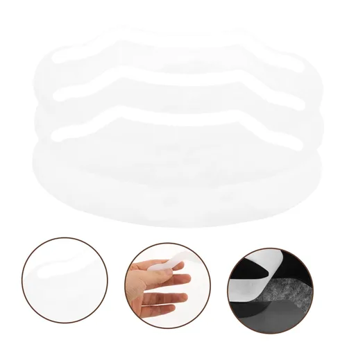 Vista 5 de FRCOLOR Juego de 50 viseras de ducha para corte de pelo para peluquería, maquillaje, cubierta de ojos