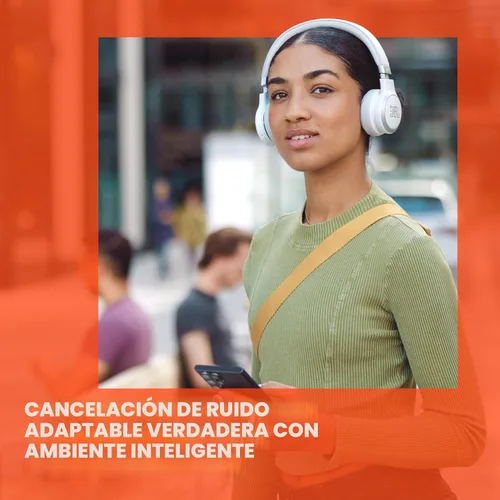 Vista 4 de JBL Live 670NC Auriculares inalámbricos en la oreja, Adaptive NC - Negro