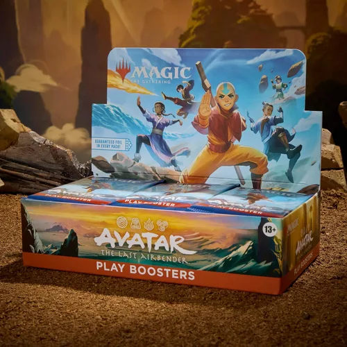 Vista 2 de Magic: The Gathering Avatar: The Last Airbender Play Booster Box 30 paquetes Juego de cartas coleccionables