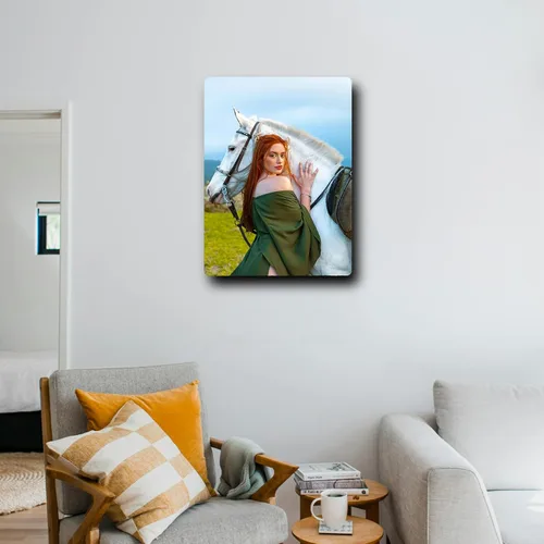 Vista 6 de DROLLX Impresiones de fotos de metal personalizadas Decoración de arte de pared Impresiones de aluminio personalizadas con tus fotos regalos