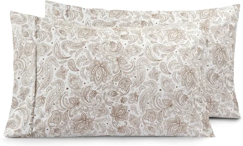 Vista 9 de Elegant Comfort Juego de fundas de almohada ultrasuaves de lujo de 2 piezas - Microfibra premium de calidad hotelera 1500, doble cepillado