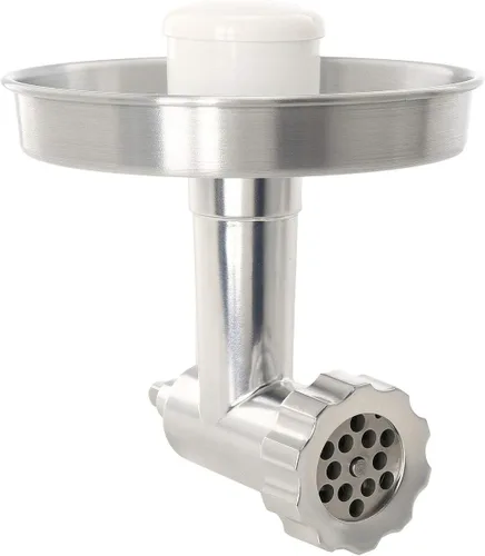 Vista 3 de Accesorio triturador de alimentos de metal Chef Choice para mezcladoras de pie KitchenAid., Plateado