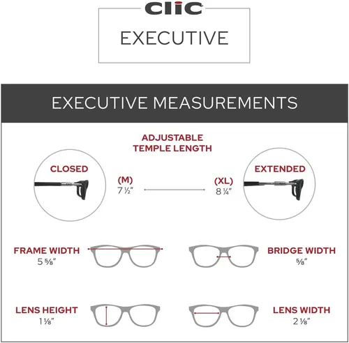 Vista 5 de Clic - Gafas de lectura magnéticas con conexión frontal y 2 unidades color negro