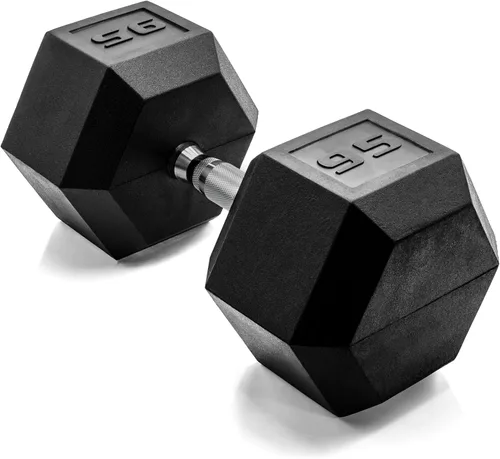 Vista 61 de CAP Barbell Peso de la mancuerna hexagonal recubierta, individual, 10-120 libras, múltiples opciones