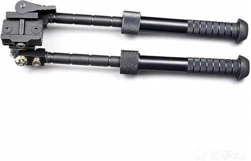 Vista 6 de Sniper - Convertidor de juntas ajustable de 6 a 9 pulgadas de 0.827 in Picatinny Rifle Bípode de montaje rápido desmontable accesorios de caza..