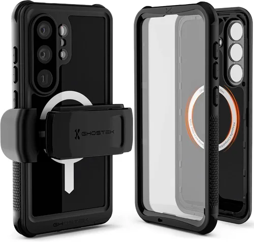 Vista 17 de Ghostek Nautical - Funda impermeable para Galaxy S23 con protector de pantalla y cámara, funda con clip para cinturón, protección resistente