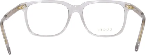 Vista 4 de Gucci GG0737O 016 56 Nuevos Hombres Gafas, Gris Transparente Brillante