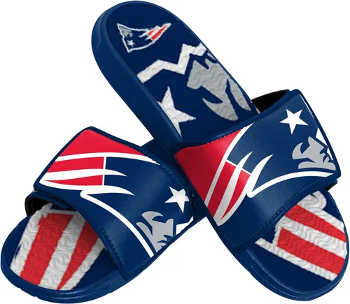 Vista 10 de FOCO mens NFL Team Logo Athletic Sport Shower Flip Flop Sandals Gel Slides
