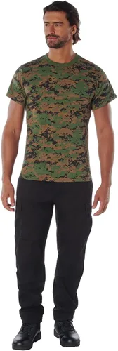 Vista 4 de Rothco Camisetas de camuflaje, 3XL, Digital Woodland Camouflage