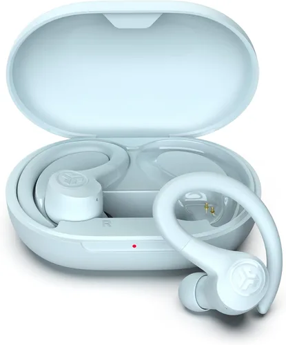 Vista 16 de JLab Go Sport+ - Auriculares inalámbricos de entrenamiento con llamadas claras C3, diseño deportivo de gancho seguro, tiempo de reproducción
