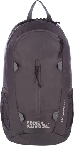 Vista 29 de Eddie Bauer Stowaway Mochila Empacable Viaje Exterior Ligera Plegable Duradera Poliéster Ripstop 30L - Cereza Negra