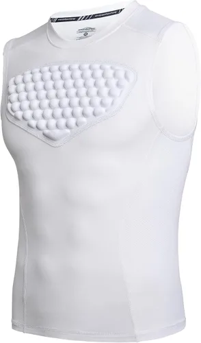 Vista 9 de COOLOMG Protector de pecho de béisbol juvenil Softbol Camisa acolchada Protector de corazón Protección del esternón para fútbol lacrosse