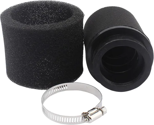 Vista 4 de 2 unidades universales de 1.890 in 1.929 in 1.969 in negro doble espuma filtro de rendimiento para 50cc - 90cc 110cc 125cc ATV Quad Scooter Go Kart