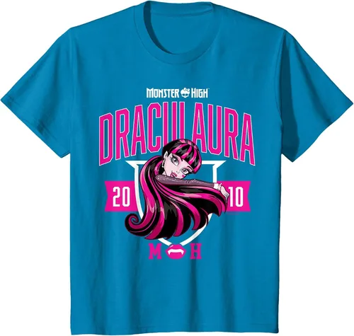 Vista 25 de Monster High -Camiseta Colegiada Draculaura Gris asfalto