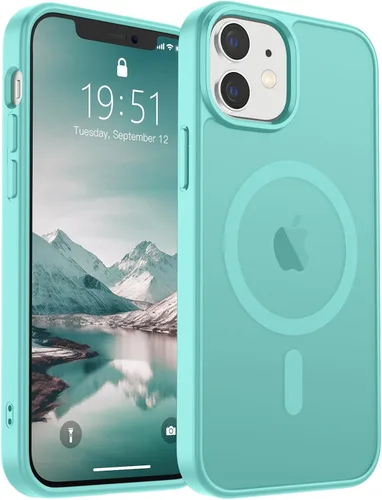Vista 71 de SUPFINE Funda magnética para iPhone SE 2022 (3ª)/2020 (2ª), iPhone 8 (compatible con MagSafe) (protección contra caídas de grado militar), funda