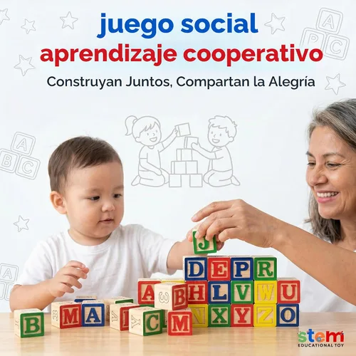 Vista 4 de 30 bloques con letras de colores de Skoolzy Juguete de construcción en madera ABC, para bebés, guarderías y preescolar Bloques de madera de lectura