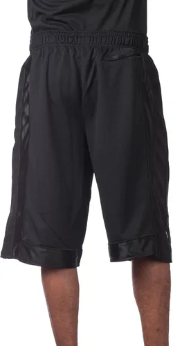 Vista 4 de Pro Club - Camiseta de manga larga para hombre, de algodón pesado y con cuello redondo, Negro