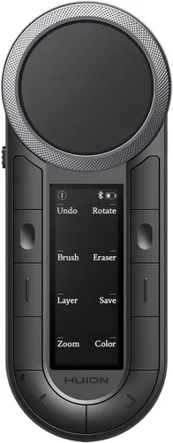 Vista 10 de HUION Keydial - Mini teclado programable Bluetooth con dial de 5 teclas anti-fantasma, 18 teclas personalizadas, teclado inalámbrico de acceso