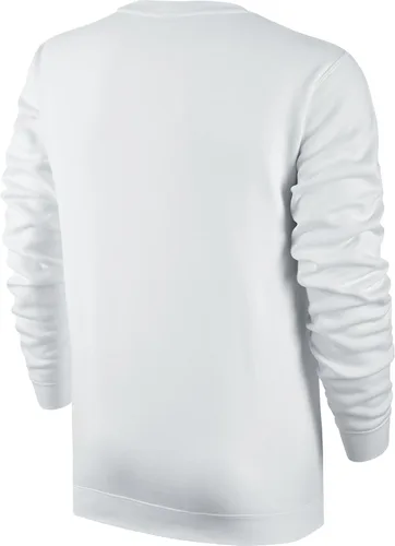 Vista 2 de Nike - Sudadera deportiva con cuello redondo para hombre Blanco L
