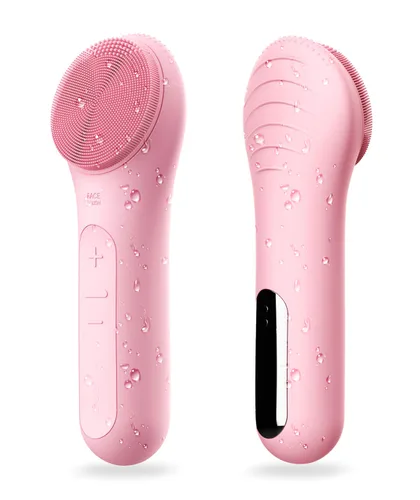Vista 10 de NågraCoola CLIE Cepillo de Limpieza Facial, Impermeable y Recargable Cepillo Exfoliante Facial para Hombres y Mujeres, Limpieza, Exfoliación y Azul