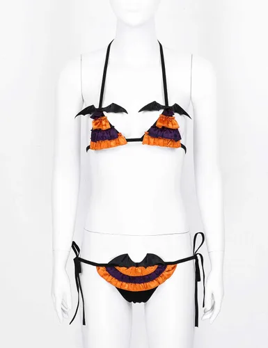 Vista 2 de TSSOE - Conjunto de lencería de bikini para mujer, talla única