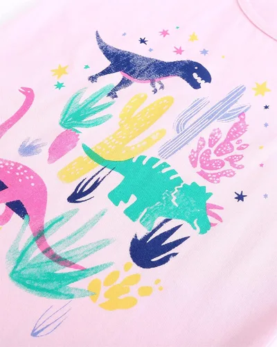 Vista 5 de Conjunto de camiseta sin mangas y shorts para niñas, ropa para verano, set de 2 piezas, 2 a 7 años