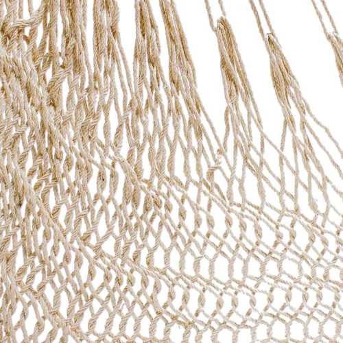 Vista 3 de Novica Sea Breezes in Ivory Cotton Hamaca Swing