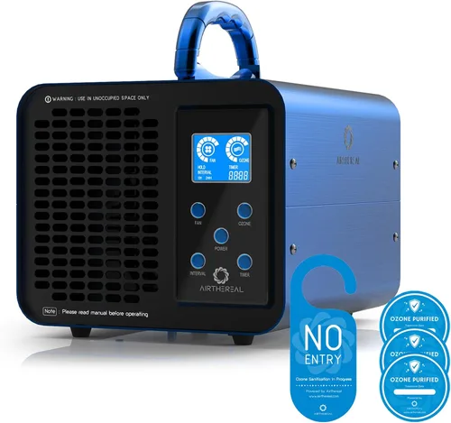 Vista 12 de Airthereal MA10K-PRO SMART WiFi Generador de Ozono - Ozonizador de Alta Capacidad de Producción de Ozono - Eliminador de Olores, Desodorante