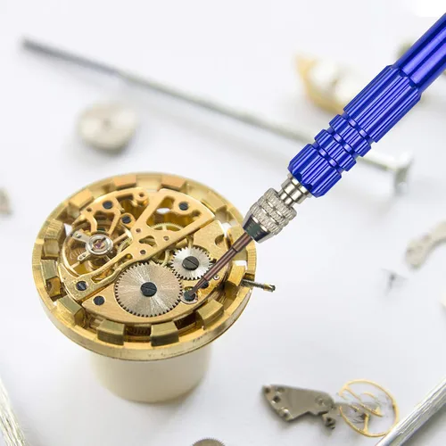 Vista 5 de Zistel Kit de herramientas de repuesto de batería de reloj 6 en 1, herramienta removedor de espalda de reloj para varios tipos de reloj