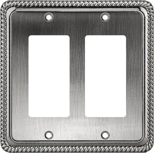 Vista 37 de Henne Bery Rope Edge - Placa decorativa de pared para interruptor (placa lisa, 2 unidades, bronce antiguo)