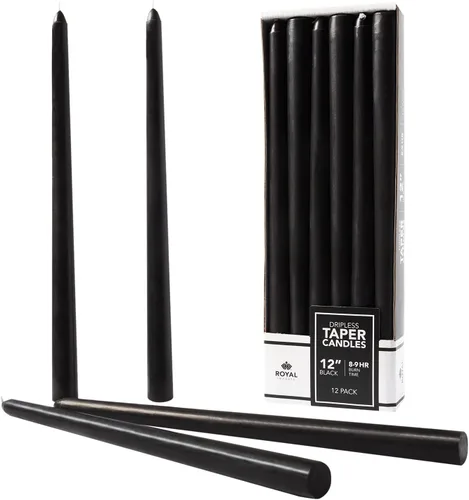 Vista 9 de Royal Imports Velas cónicas sin perfume, elegantes de calidad premium, sin goteo y sin humo, velas de cena sumergidas a mano para bodas, vacaciones