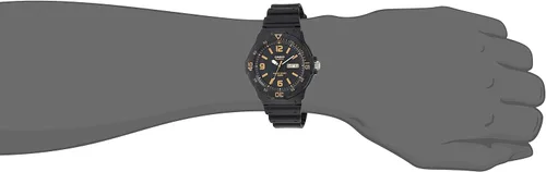 Vista 2 de Casio Reloj casual clásico de resina de cuarzo para hombre color negro modelo MRW-200H-1B3VCF