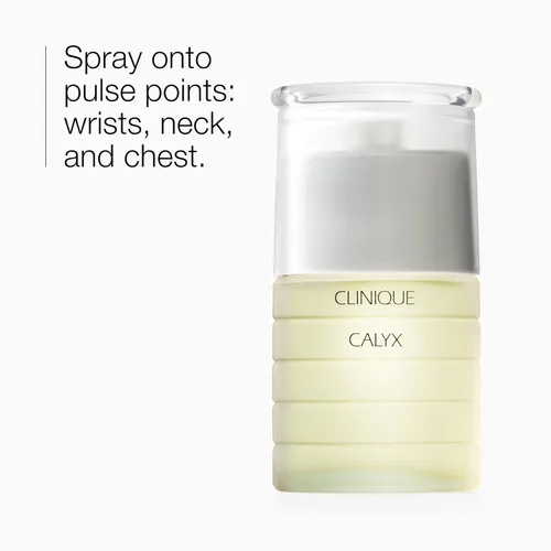 Vista 4 de Clinique Calyx Eau de Parfum Spray Notas de pomelo rojo rubí + guayaba Perfumes para mujer, 1.7 onzas líquidas