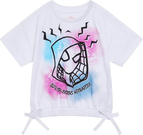 Vista 5 de Marvel - Conjunto de camiseta y leggings para niñas, desde niños pequeños hasta niños grandes (2T - 14-16)