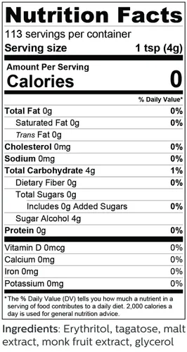 Vista 2 de So Nourished GOLD - Sustitución de azúcar morena alternativa 1:1, 16 onzas