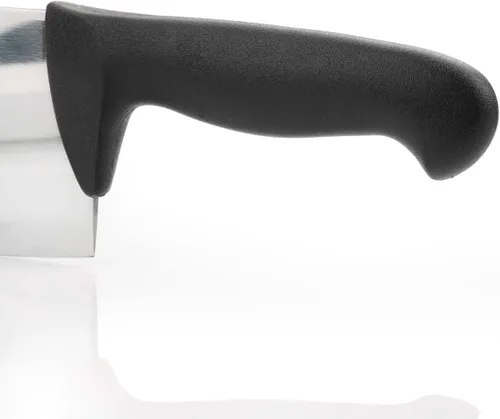 Vista 5 de Arcos Cuchillo de carnicero de acero inoxidable nitrum de 8 pulgadas y hoja de 7.874 in. Cuchillo de carnicero profesional. Mango ergonómico de Negro
