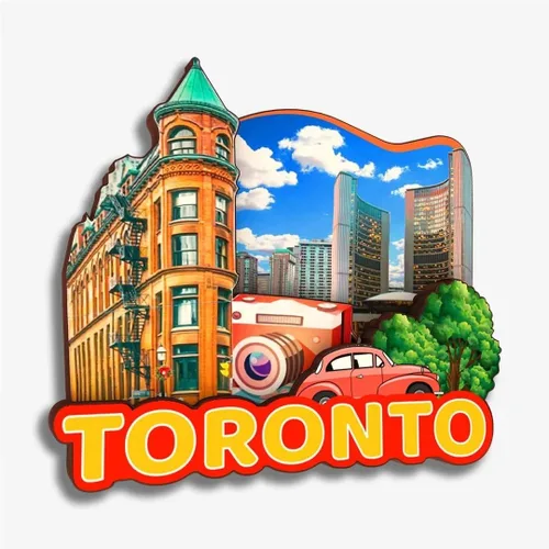 Vista 11 de Montreal - Imán para nevera de Canadá, colección de madera, madera 3D, hecho a mano, recuerdos de ciudad, imán para nevera, decoración del hogar