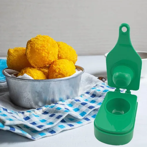 Vista 9 de Molde de plástico para hacer patacones de plátano, para rellenar Tostones, albóndigas, molde para plátano, prensa para armar