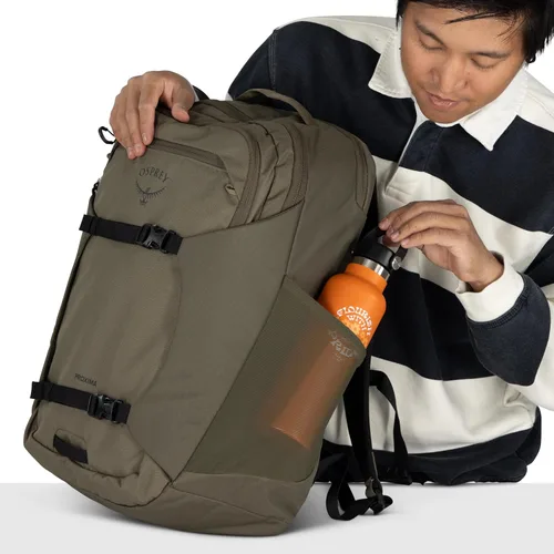 Vista 11 de Osprey Proxima - Mochila para portátil Campus de 30 L, color marrón marrón (Barley Brown)