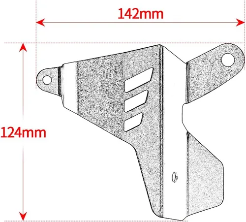 Vista 3 de Modeer para F750GS F850GS 2018-2025 F850GS Adv 2019-2025 Accesorios para Motocicleta CNC Cubierta Protectora de Palanca de Cambio de Marchas