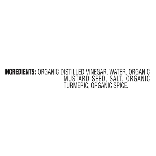 Vista 3 de Heinz Mostaza amarilla orgánica (botella de 227 g)